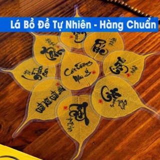 [Lá Nguyên Bản] Lá Bồ Đề Tài Lộc ,may mắn để ốp lưng điện thoại, treo xe ô tô, để vào bóp, ví