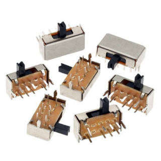 [Ưu đãi] Công tắc trượt, công tắc slide chân cắm chỉnh ngang hàn PCB