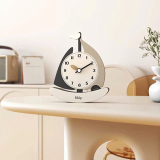 [FB] Tranh để bàn lắc lư kết hợp đồng hồ hình thuyền buồm mẫu mới nhất, decor bàn học, bàn làm việc, quà tặng sinh nhật