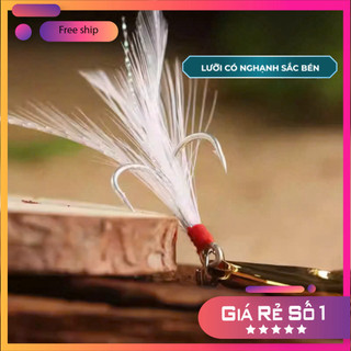 [Ưu Đãi] Mồi Câu Lure Hình Rắn Đuôi Lông Kim Loại Chất Lượng Tuyệt Hảo MO59 Dành Cho Đam Mê Câu Đúng Điệu [SF2]