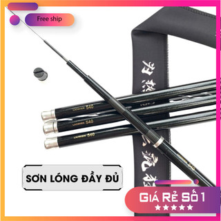 [Ưu Đãi] Cần Câu Đài Câu Đài Hắc Ngư Carbon Cao Cấp, Lựa Chọn Tối Ưu 5H CT69  [SF2]