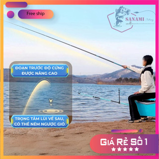 [Ưu Đãi] Cần Câu Đài Câu Tay Hắc Ngư Độ Cứng 6H, Thiết Kế Chuyên Dụng Cho Câu Đài CT67 [SF2]