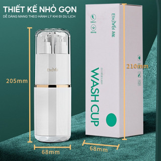 Hộp đựng bàn chải đánh răng du lịch đa năng 5 trong 1 kèm bình chiết, cốc, lược, gương tiện lợi
