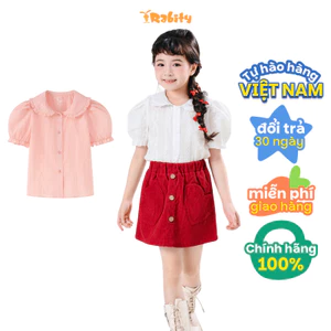 Áo sơ mi ngắn tay bé gái Rabity 902.021