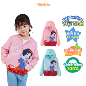 Áo khoác gió bé gái in hình Bạch Tuyết Rabity 522.002