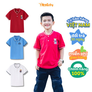 Áo thun polo cổ trụ tay ngắn mùa hè bé trai Rabity 901.006