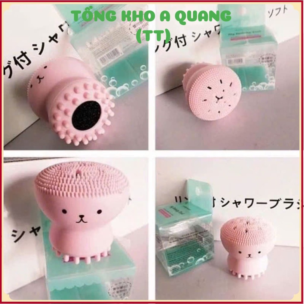 Cọ matxa da mặt hình Bạch tuộc mềm mại – Kết hợp làm sạch và thư giãn trong một bước đơn giản