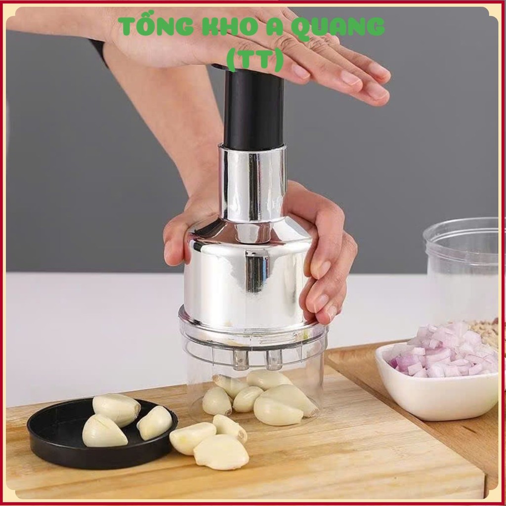 Máy Ép Tỏi Nhanh Chóng Tiện Lợi,Dụng Cụ Giã Hành Tỏi Inox Cầm Tay Cao Cấp - DẬP TỎI ỚT THIẾT KẾ CẦM TAY ÉP NHANH CHÓNG
