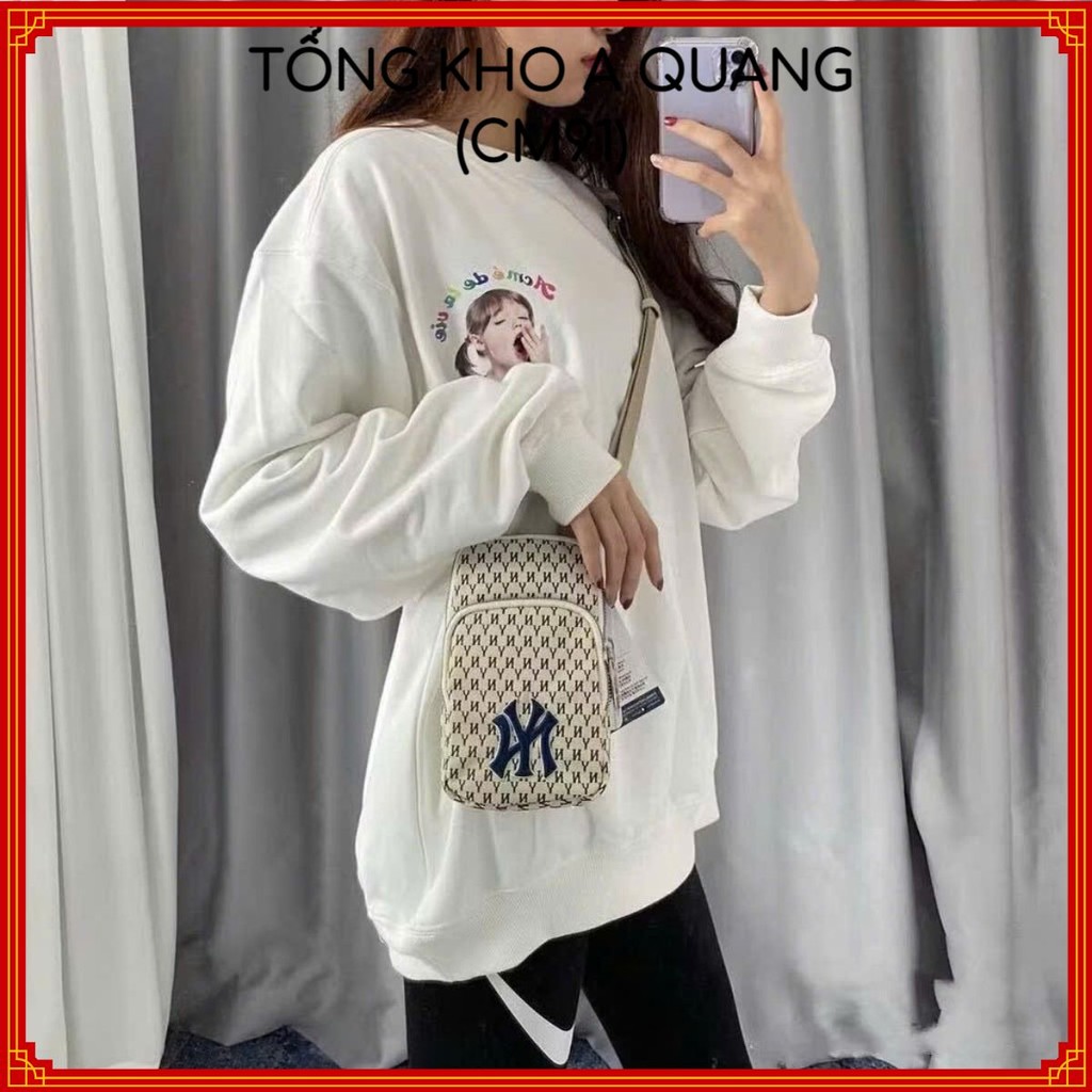 Túi đeo chéo MLB NY nam nữ – Phụ kiện thời trang đường phố, full tag chuẩn hãng