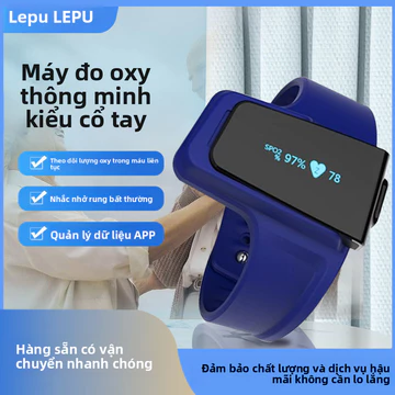 Máy đo oxy Lepu, kẹp ngón tay, sử dụng tại nhà, máy đo nhịp tim, theo dõi giấc ngủ