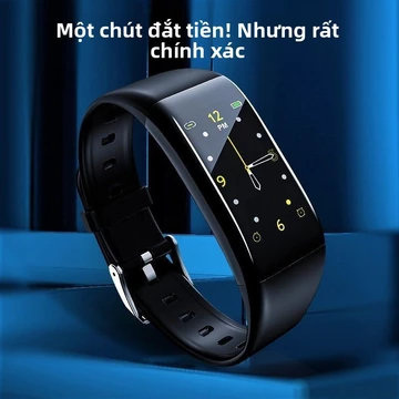 Vòng đeo tay thông minh không xâm lấn đo đường huyết, huyết áp, nhịp tim, oxy, đồng hồ thể thao cho nam nữ, đa chức