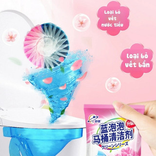 Viên thả bồn cầu diệt khuẩn thơm mát hương hoa tẩy sạch mảng bám khử mùi toilet thơm lâu nhà vệ sinh
