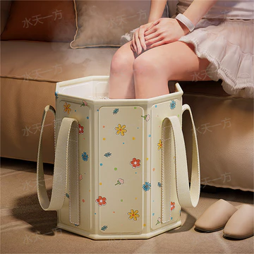 Thùng ngâm chân có thể gập lại, bồn ngâm chân massage cho bắp chân, bồn ngâm chân di động cho trẻ em mùa đông, bồn ngâm