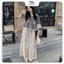 Quần ống rộng chất thô linen thiết kế viền bèo gấu 2 màu