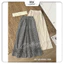 Quần ống rộng chất thô linen thiết kế viền bèo gấu 2 màu