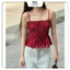 Áo 2 dây LIEN dáng PEPLUM có dây điều chỉnh bản PREMIUM phù hợp đi biển, đi cafe, hẹ