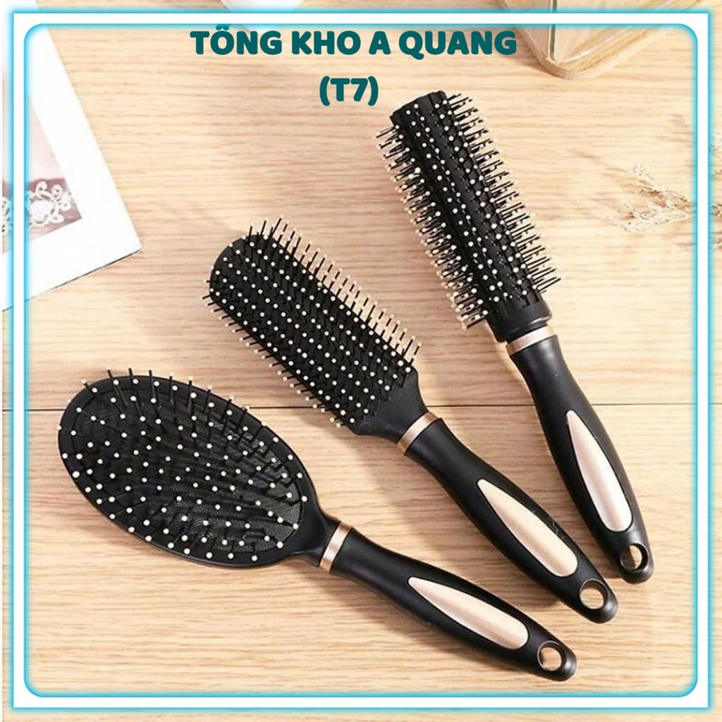 Combo 3 Lược Giúp Massage Da Đầu Giảm Rụng Tóc,Set 3 Lược Chống Rối Tóc Cao Cấp - BỘ LƯỢC CHẢI TÓC GỠ RỐI SIÊU MƯỢT