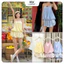 Đầm nữ cổ yếm chun nhún eo dáng bí AMELIE DRESS thiết kế hoa thêu