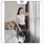 Áo ren xô boil cổ V tay hến thắt nơ ngực CHEANLIN TOP dành cho nữ phù hợ