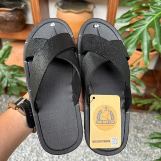 Dép cao su 2 quai chéo công nghệ mới(nhẹ, thoải mái 2.5cm), thủ công của Vua dép lốp Phạm Quang Xuân