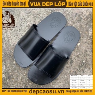 Dép 1 quai ngang máy bay thủ công, thương hiệu Vua Dép Lốp Phạm Quang Xuân, chính hãng, có bảo hành