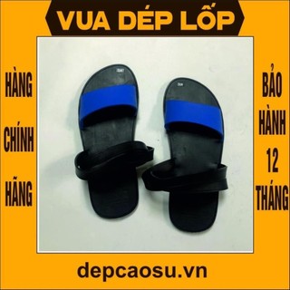 Dép cao su 3 quai có hậu thương hiệu Vua Dép Lốp Phạm Quang Xuân, chính hãng, bảo hành, ảnh thật,sẵn