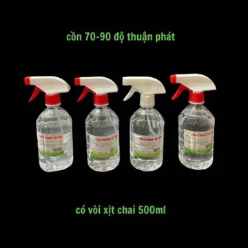 Cồn 70, 90 Độ có Vòi Xịt Thuận Phát Dùng Để Sát Khuẩn Tiệt Trùng Trong Y Tế, SPA Hàng C.TY