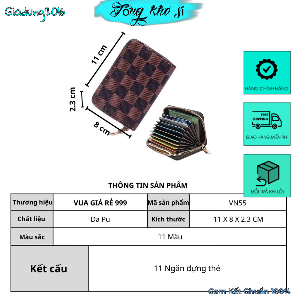 Ví nữ bóp nữ ngắn nhỏ xinh cầm tay mini 🌏FREE SHIP🌎 rất nhiều ngăn tiện lợi (Tuyển Sỉ)