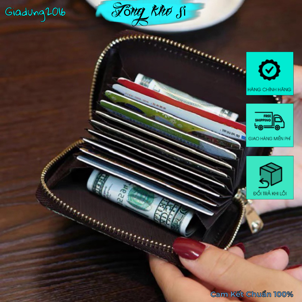 Ví nữ bóp nữ ngắn nhỏ xinh cầm tay mini 🌏FREE SHIP🌎 rất nhiều ngăn tiện lợi (Tuyển Sỉ)