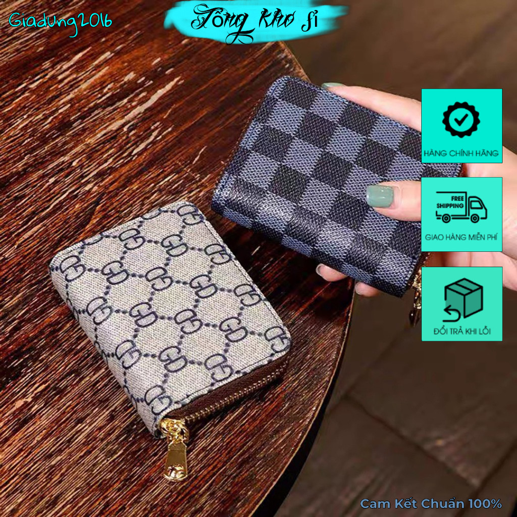 Ví nữ bóp nữ ngắn nhỏ xinh cầm tay mini 🌏FREE SHIP🌎 rất nhiều ngăn tiện lợi (Tuyển Sỉ)