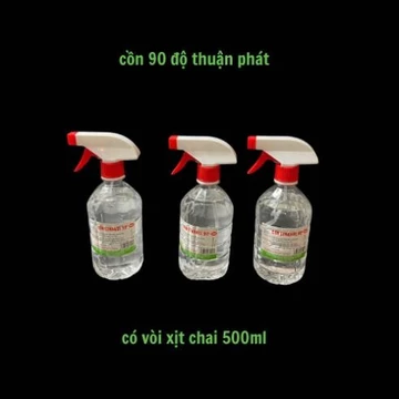 Thùng 24 chai Cồn 70, 90 Độ có Vòi Xịt Thuận Phát Dùng Để Sát Khuẩn Tiệt Trùng Trong Y Tế, SPA Hàng C.TY
