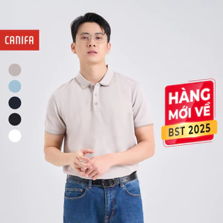 Áo polo nam CANIFA cổ bẻ cộc tay khác màu 8TP25A003