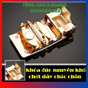 Thắt Lưng Nam Da Bò 100% Chính Hãng Mạ Vàng, Thắt Lưng Da Nam Hàng Hiệu Khóa Cài Tự Động Cao Cấp #thắt_lưng_nam