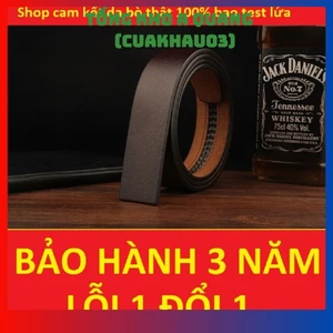Thắt Lưng Da Bò 100% Chính Hãng Mạ Vàng, Thắt Lưng Da Nam Hàng Hiệu Khóa Cài Tự Động Cao Cấp [#thắt_lưng_nam]