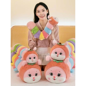 Gấu bông Sâu Sắc Màu,Thú Nhồi Bông Sâu Biến Hình Nhập Khẩu size 90cm- 1m1- 1m3 Thú Bông Đồ Chơi Toy
