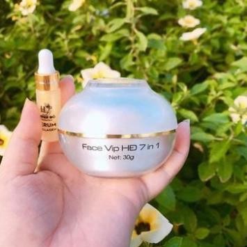 Kem Face Huỳnh Đỗ Vip 7 IN 1 Chính Hãng Kèm Serum