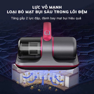 Máy Hút Bụi Giường Nệm, Máy Hút Bụi Mini Cầm Tay Tích Điện UV Diệt Khuẩn