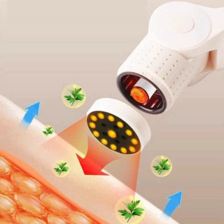 Máy Xông Ngải Cứu Massage Thư Giãn, Giảm Mệt Mỏi Kèm Ngải Và Tinh Dầu Tặng Bản Đồ Huyệt Đạo