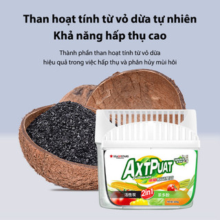 Hộp Khử Mùi Tủ Lạnh Than Hoạt Tính Hộp Diệt Khuẩn 99%, Đánh Bay Mùi Hôi Khó Chịu
