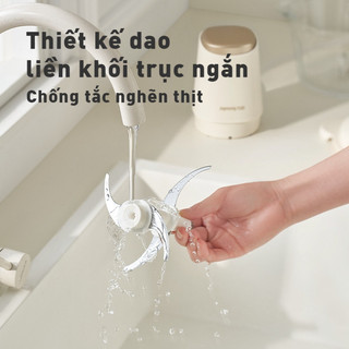 Máy xay thực phẩm đa năng AUX, công suất 300W, dung tích 1.8L, lưỡi dao 4 cánh sắc bén