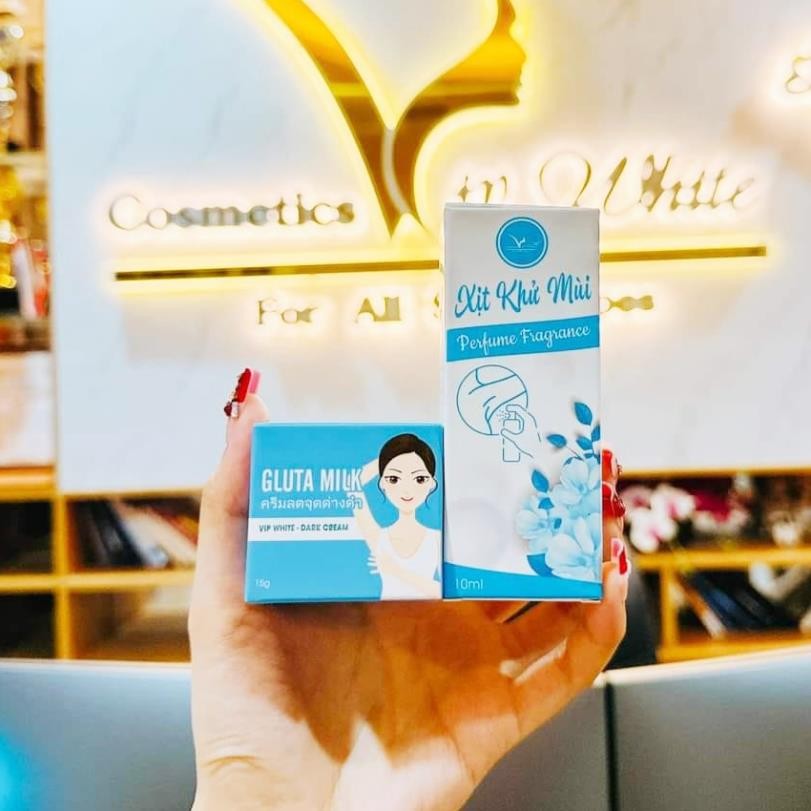 Kem Thâm Nách Gluta Milk Vip White Giá Sỉ Chính Hãng 15g