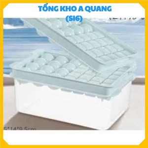 Hộp đựng đá và bộ lưới tách đá đi kèm – Phù hợp mọi tủ đông, giữ đá sạch và lâu tan, KHAY ĐÁ VIÊN TRÒN VUÔNG