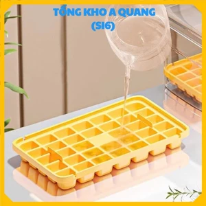 Giải pháp làm đá nhanh, sạch, tiện lợi với khay đá viên 2 tầng 68 ô có nắp đậy – Phù hợp cho gia đình hiện đại