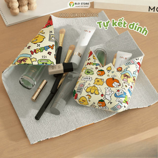 Khăn Ma Thuật Tự Dính Túi Vải Xếp Magic Đựng Mỹ Phẩm, Lens Máy Ảnh, Đồ Make Up, Laptop Gấp Gọn - Blo Store KMT01