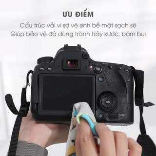 Khăn Ma Thuật Tự Dính Túi Vải Xếp Magic Đựng Mỹ Phẩm, Lens Máy Ảnh, Đồ Make Up, Laptop Gấp Gọn - Blo Store KMT01