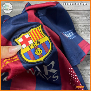 Áo Bóng Đá Trẻ Em Barcelona Messi Yamal - Vải Thái Thoáng Mát - Có In Tên và Số Theo Yêu Cầu Cá Nhân.