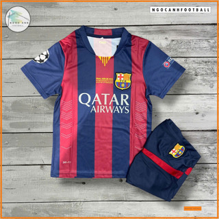 Áo Bóng Đá Trẻ Em Barcelona Messi Yamal - Vải Thái Thoáng Mát - Có In Tên và Số Theo Yêu Cầu Cá Nhân.