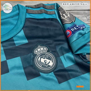 Bộ Quần Áo Bóng Đá Real Madrid Dành Cho Trẻ Em Màu Xanh – Ronaldo 7 – Chất Liệu Cao Cấp, Thiết Kế Độc Lập