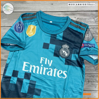 Bộ Quần Áo Bóng Đá Real Madrid Dành Cho Trẻ Em Màu Xanh – Ronaldo 7 – Chất Liệu Cao Cấp, Thiết Kế Độc Lập