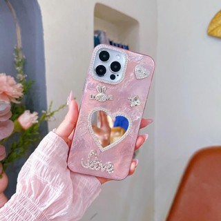 [GNKTG04] Ốp lưng iphone GIẤY NHĂN KIM TUYẾN Gương 7plus/xsmax/11/12/13/14/15/16/17/pro/plus/promax(Ốp Stick Hồng) RABBI
